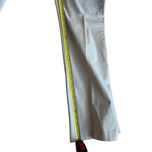 Liz Claiborne Audra Khaki Pants – Size 10, Wide Leg, Beige Cotton, Hemmed - Picture 8 of 11